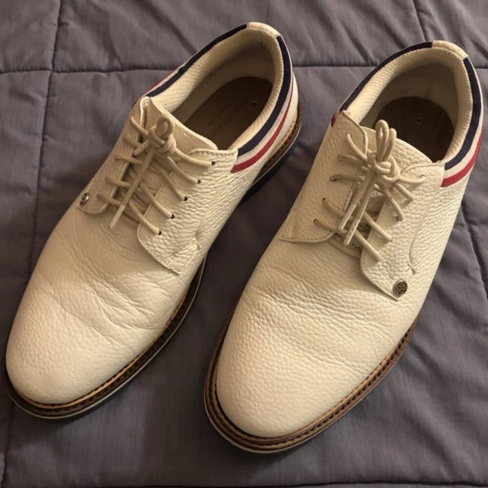 G/Fore G4 Gallivanter Golf Shoes Sneaker Men’s 10.5 Blue/White /Red Trim